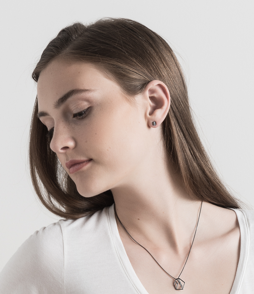 Micro Point Earrings, 18k Vermeil