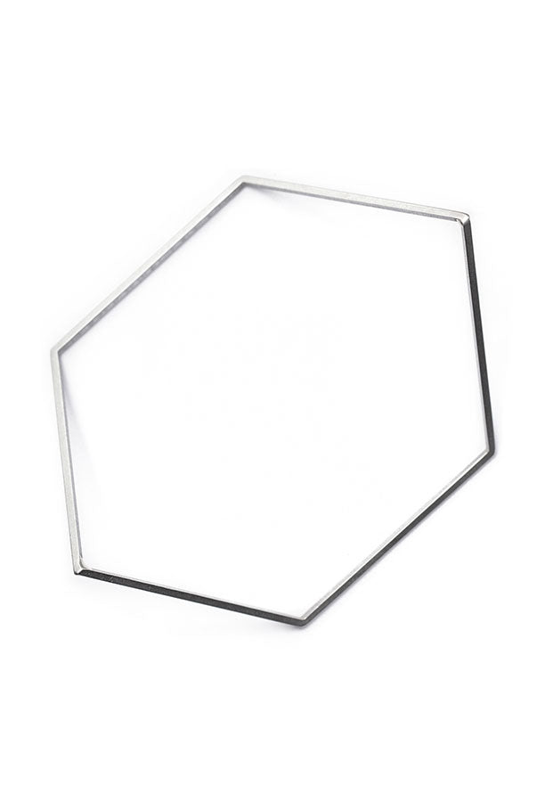 Hexagon Bracelet, Stainless Steel